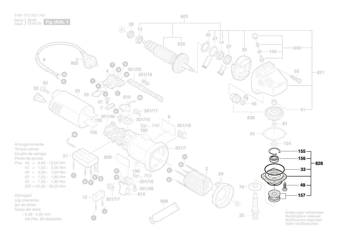 flasque de palier réf. 3 605 700 158 BOSCH